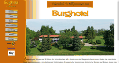 Desktop Screenshot of burghotel-schiehle.de