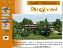 Tablet Screenshot of burghotel-schiehle.de